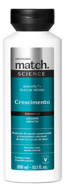 Match Science Crescimento Shampoo 300 ml