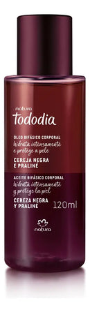 Óleo Bifásico Corporal Tododia Cereja Negra e Praliné 120 ml