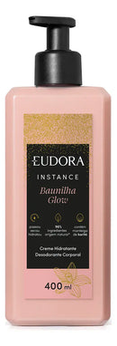 Instance Creme Hidratante Desodorante Corporal Baunilha Glow 400 ml