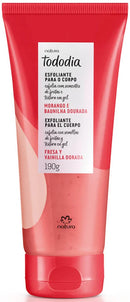 Esfoliante para o Corpo Tododia Morango e Baunilha Dourada 190 g